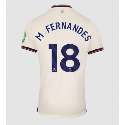 Fotballdrakt Herre West Ham United Mateus Fernandes #18 Bortedrakt 2025-26 Kortermet Fotballdrakt Herre West Ham United Mateus Fernandes #18 Bortedrakt 2025-26 Kortermet